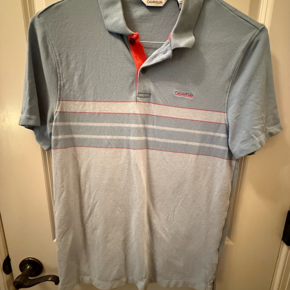 Calvin Klein Blue Polo Shirt